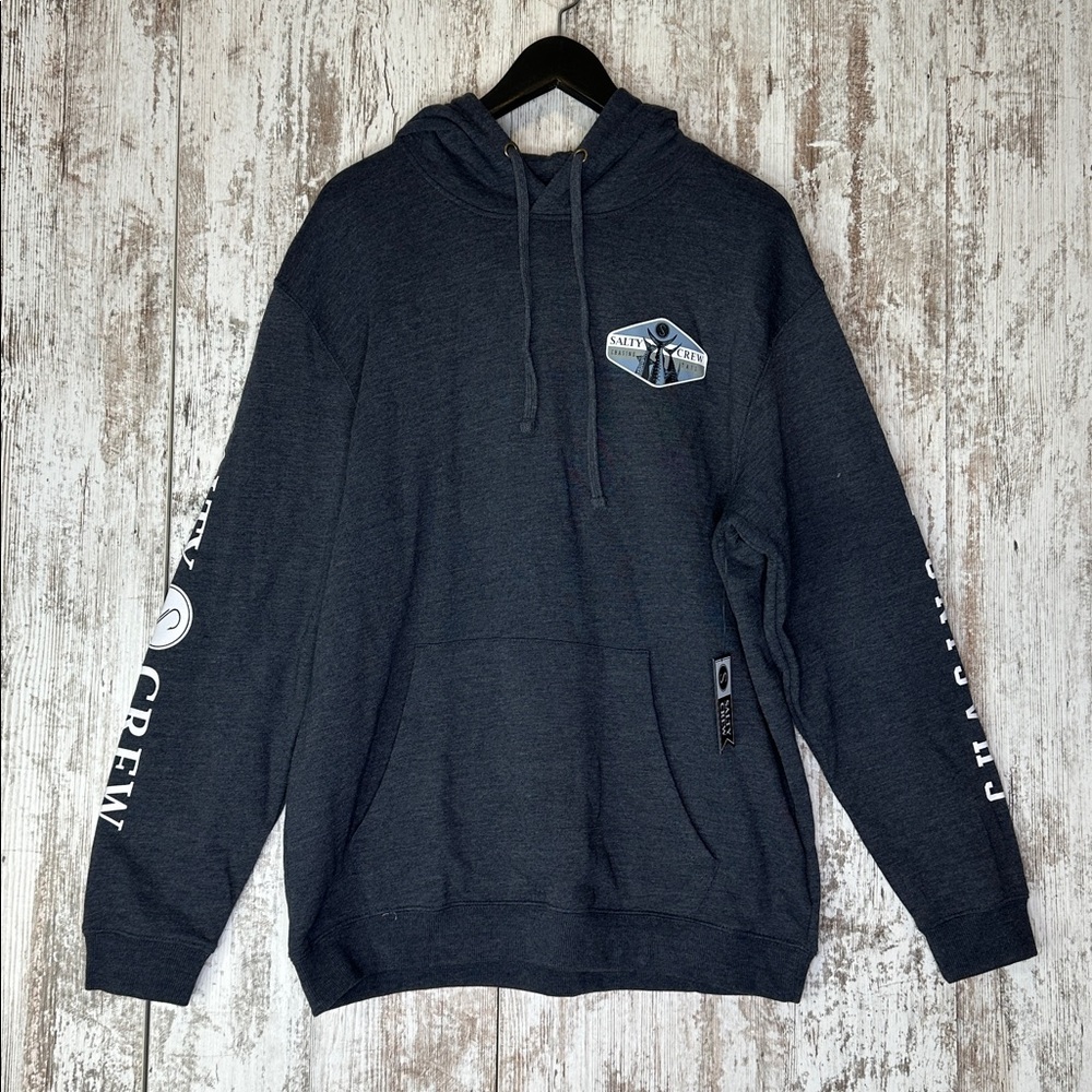 Salty Crew HighTail Hood Fleece Sweatshirt Sz L